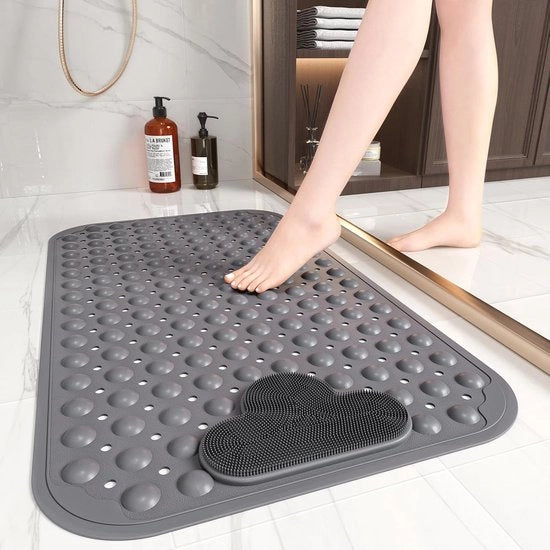 Matte antiscivolo con massaggio per i piedi, 70 x 40 cm, materiale TPE.