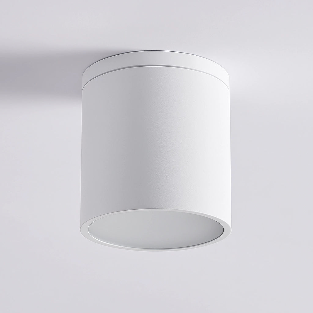 Faretto da Soffitto da Esterno IP54 in Alluminio, Attacco GU10, per Lampadina LED 10W Max, Design Moderno, Impermeabile Color: Bianco