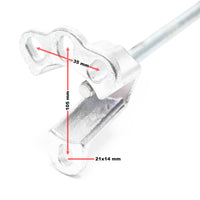 Estrattore per cuscinetti mozzi ruota 4 e 5 fori Ø100-115mm con martello scorrevole