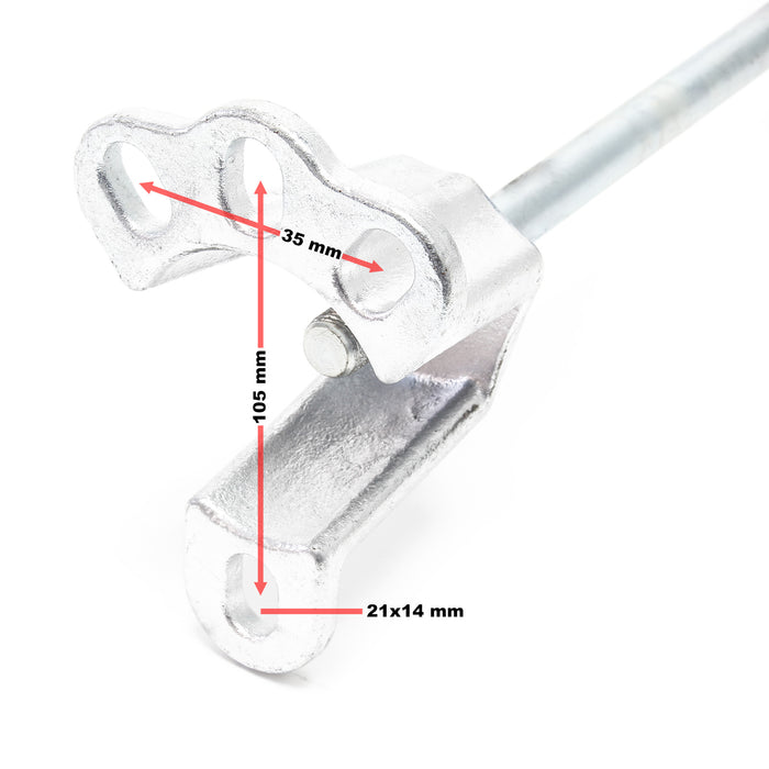 Estrattore per cuscinetti mozzi ruota 4 e 5 fori Ø100-115mm con martello scorrevole