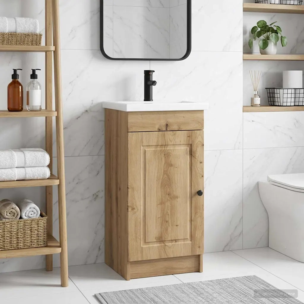 Mobile da bagno con lavabo Rovere Artigianale 42 x 40 x 84,5 cm