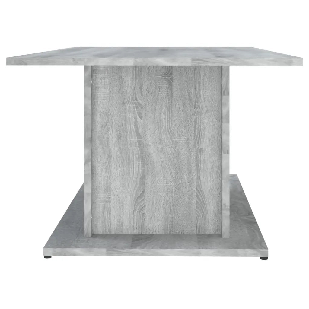 Tavolino da Salotto-Tavolino da soggiorno-Tavolo Grigio Sonoma 102x55,5x40 cm in Truciolato
