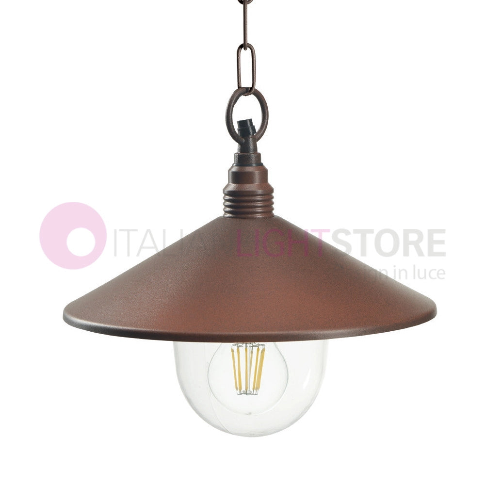 SPECTRE CORTEN Lampada a Sospensione per Esterni D. 27