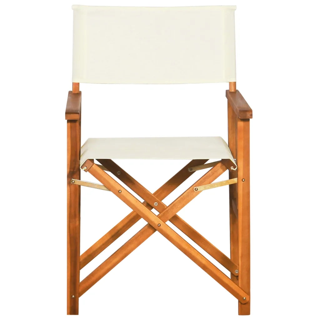Sedia da Regista in Legno Massello di Acacia 45596