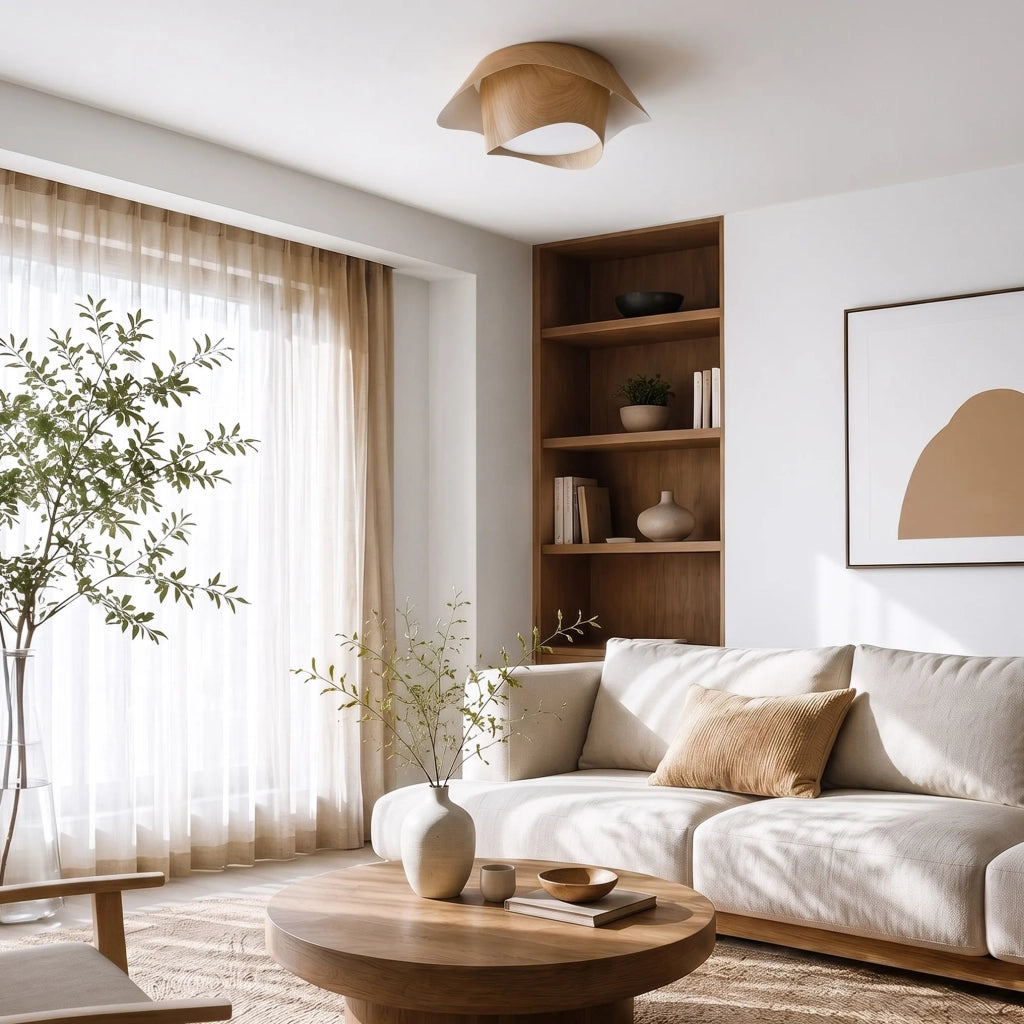 Lampada Da Soffitto Led App1930-c 40cm Wood