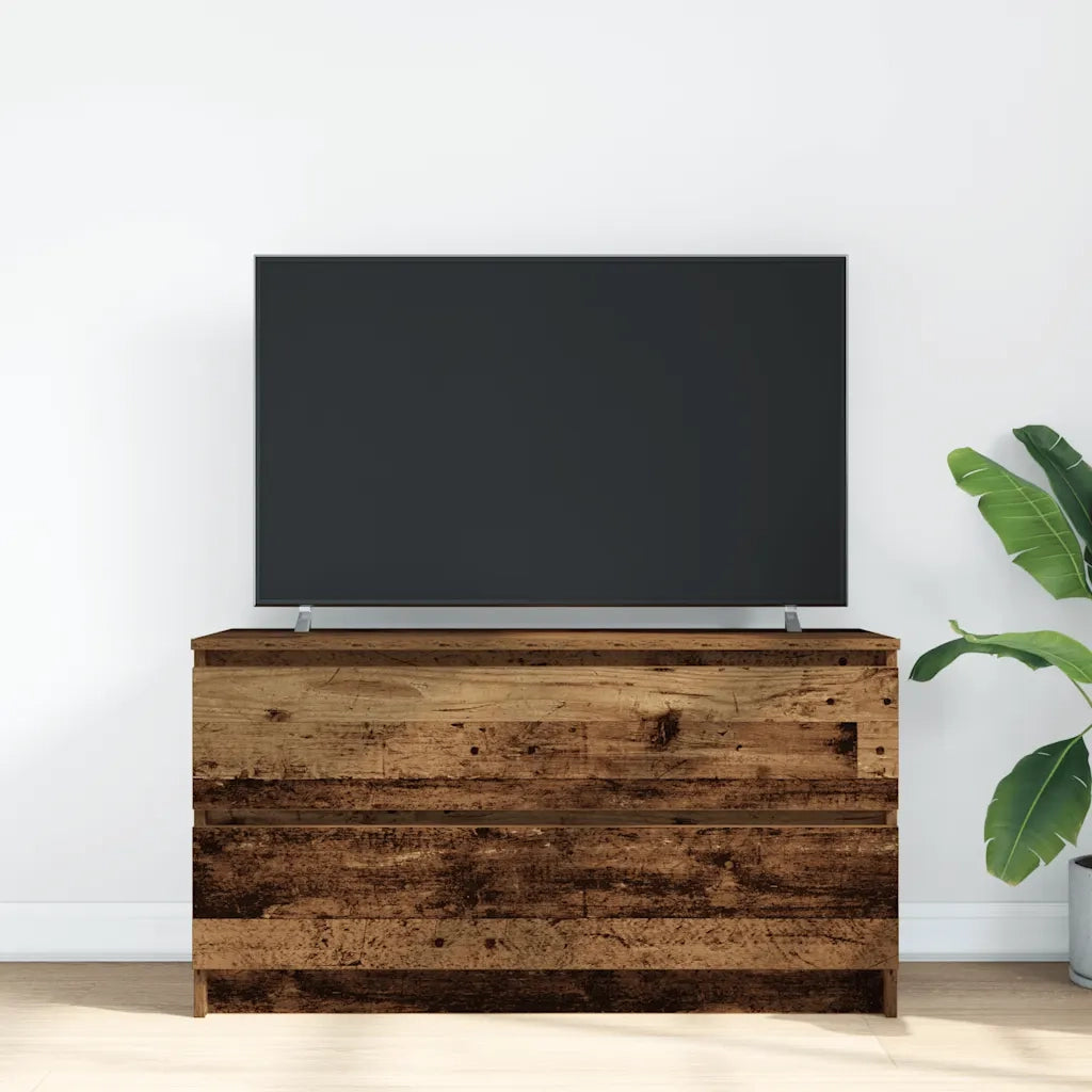 Mobile Porta TV Legno Antico 100x35x54 cm in Legno Multistrato 861812