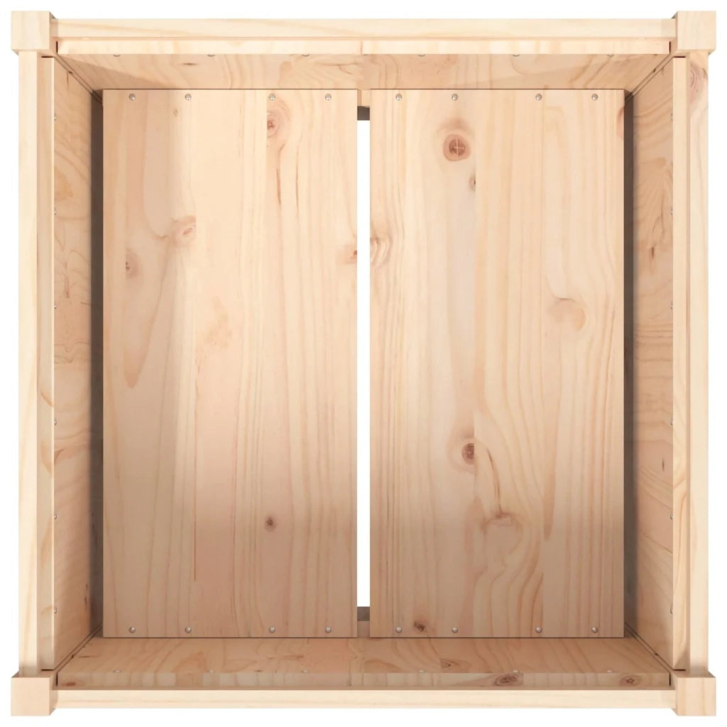 Fioriera da Giardino 70x70x70 cm in Legno Massello di Pino 837434