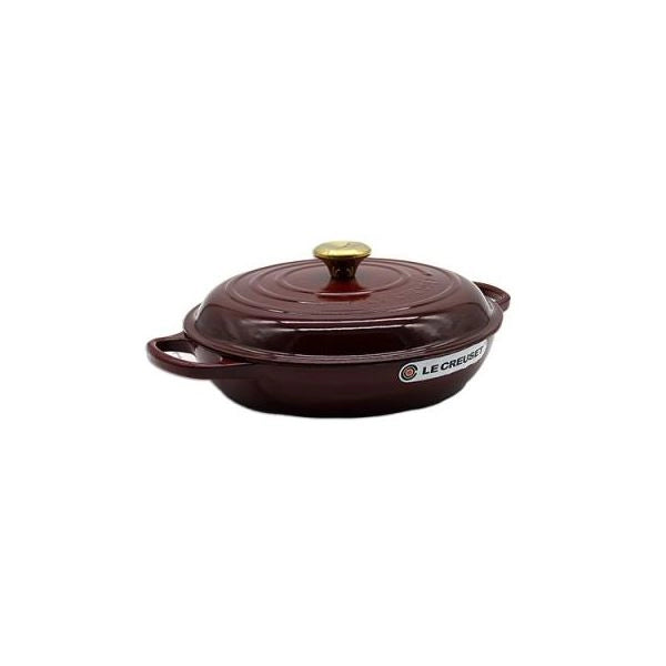 Le creuset signature cast iron shallow casserole 30cm rhone (21180309494441) - 153650