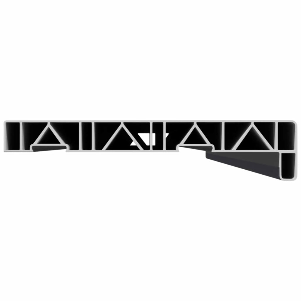 Soglia della Finestra Antracite con Venature del Legno PVC CFW8323346