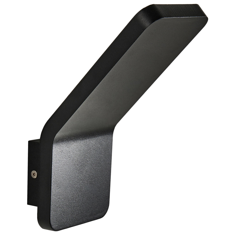 Set di 2 Lampade LED da Parete per Esterni Nere in Alluminio Illuminazione Decorativa d’Accento IP54 Design Moderno