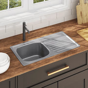 Lavello da Cucina con Filtro e Sifone in Acciaio Inox cod mxl 44480