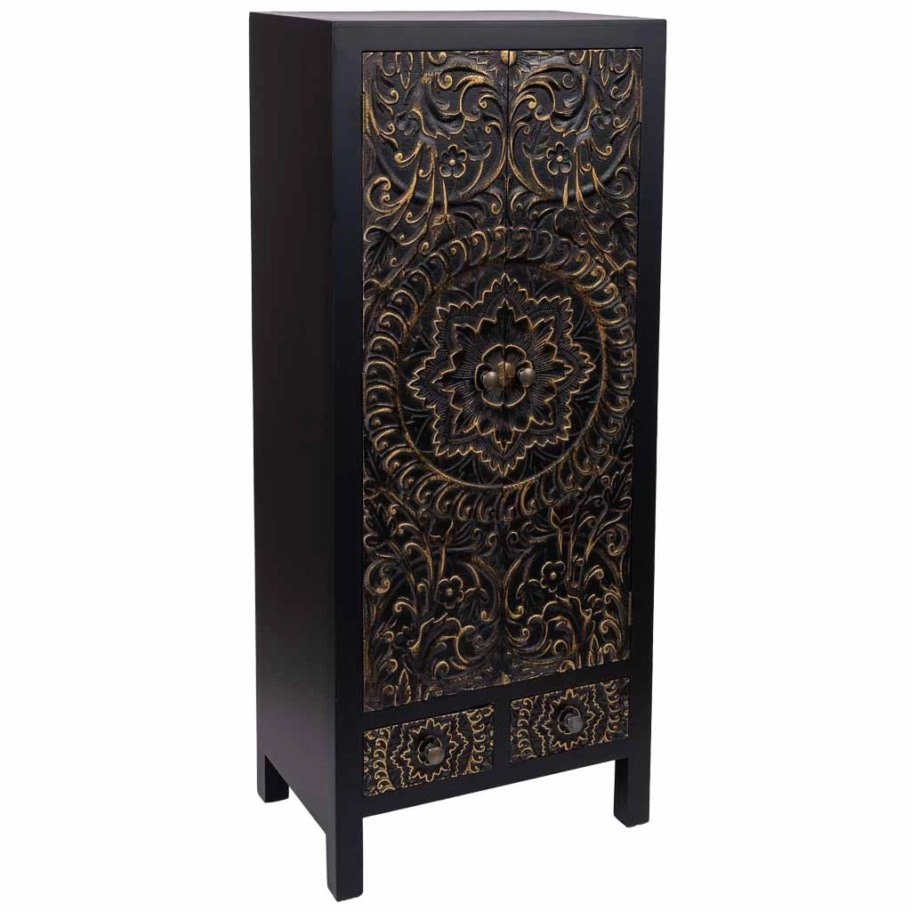 Armadio in legno con 2 cassetti e 2 porta 50x34,5x121h cm