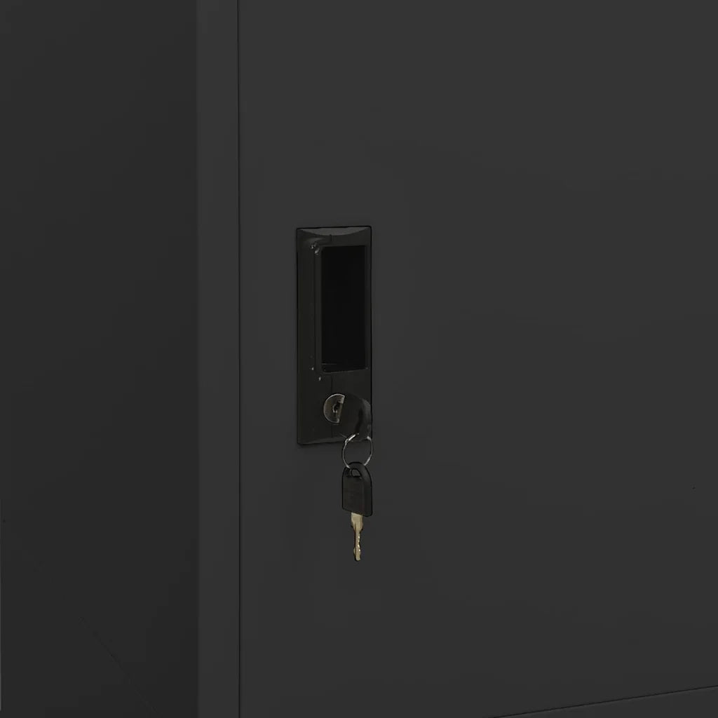 Armadio Antracite 80x50x180 cm in Acciaio CFW3396076