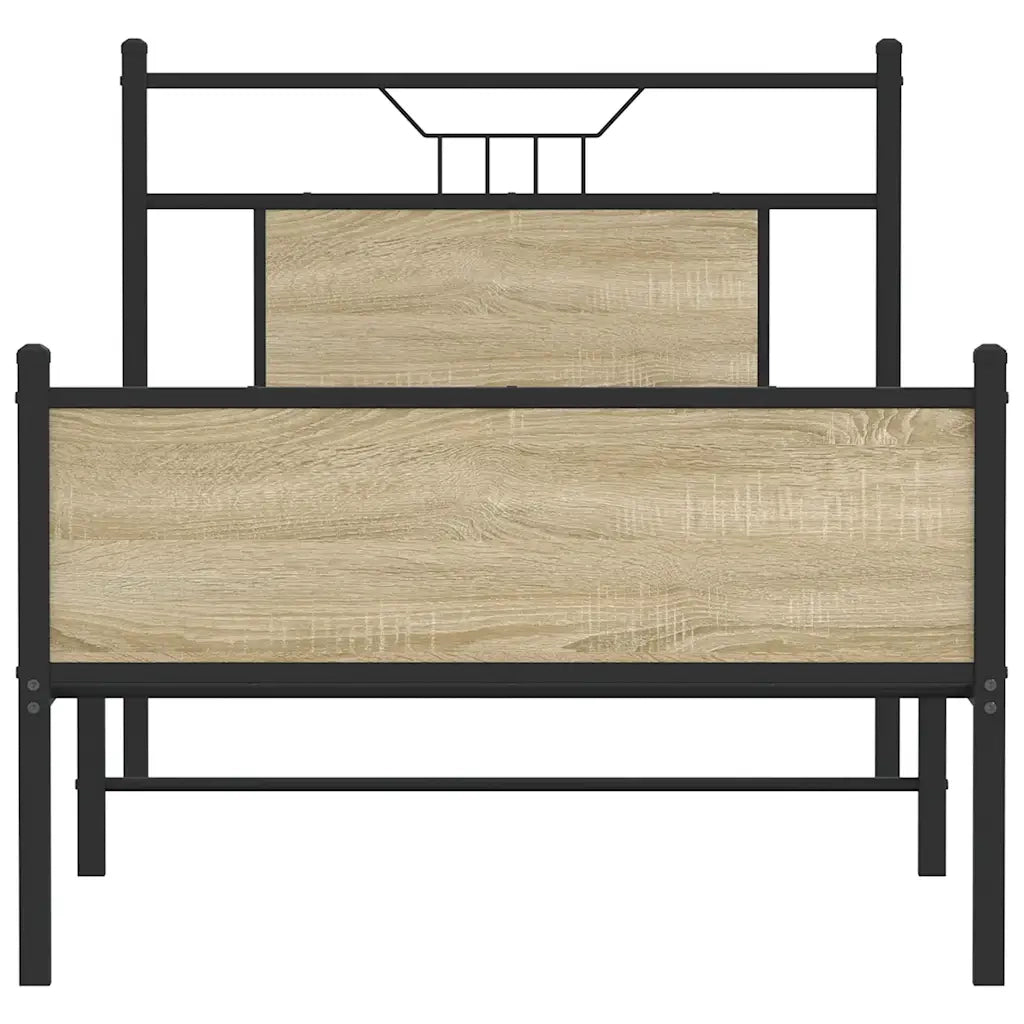 Giroletto senza Materasso Rovere Sonoma 90x200 cm in Truciolato 4106973