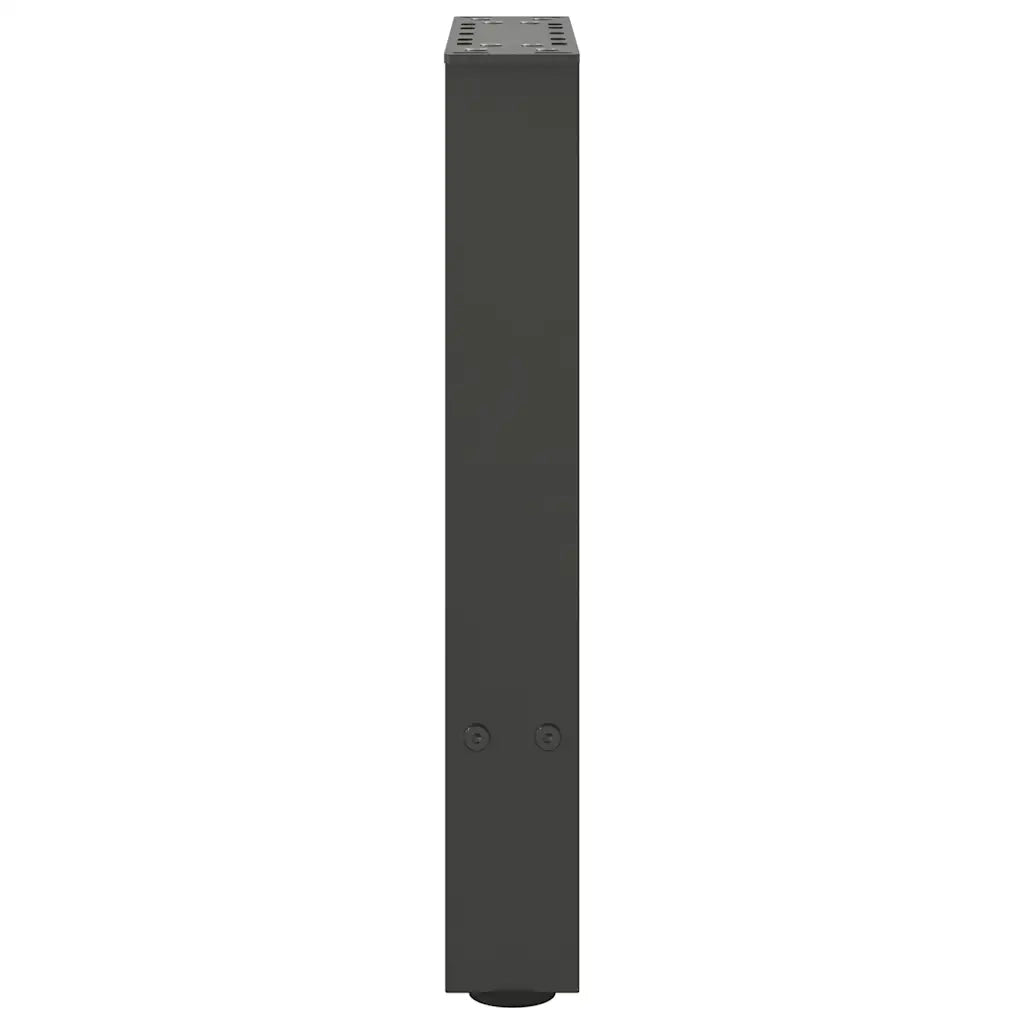 vidaXL Gambe per Tavolino da Caffè Antracite 2 pz 38x(42-43) cm Acciaio