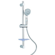 Saliscendi Doccia 4 getti con ECO-STOP Doppia aggraffatura in Acciaio inox e ABS Mod. Orbit