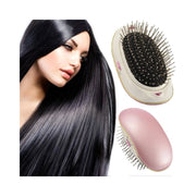 Trade Shop - Mini Spazzola Vibrante Massaggiante Tc-902 Capelli Ionica Scioglinodi -