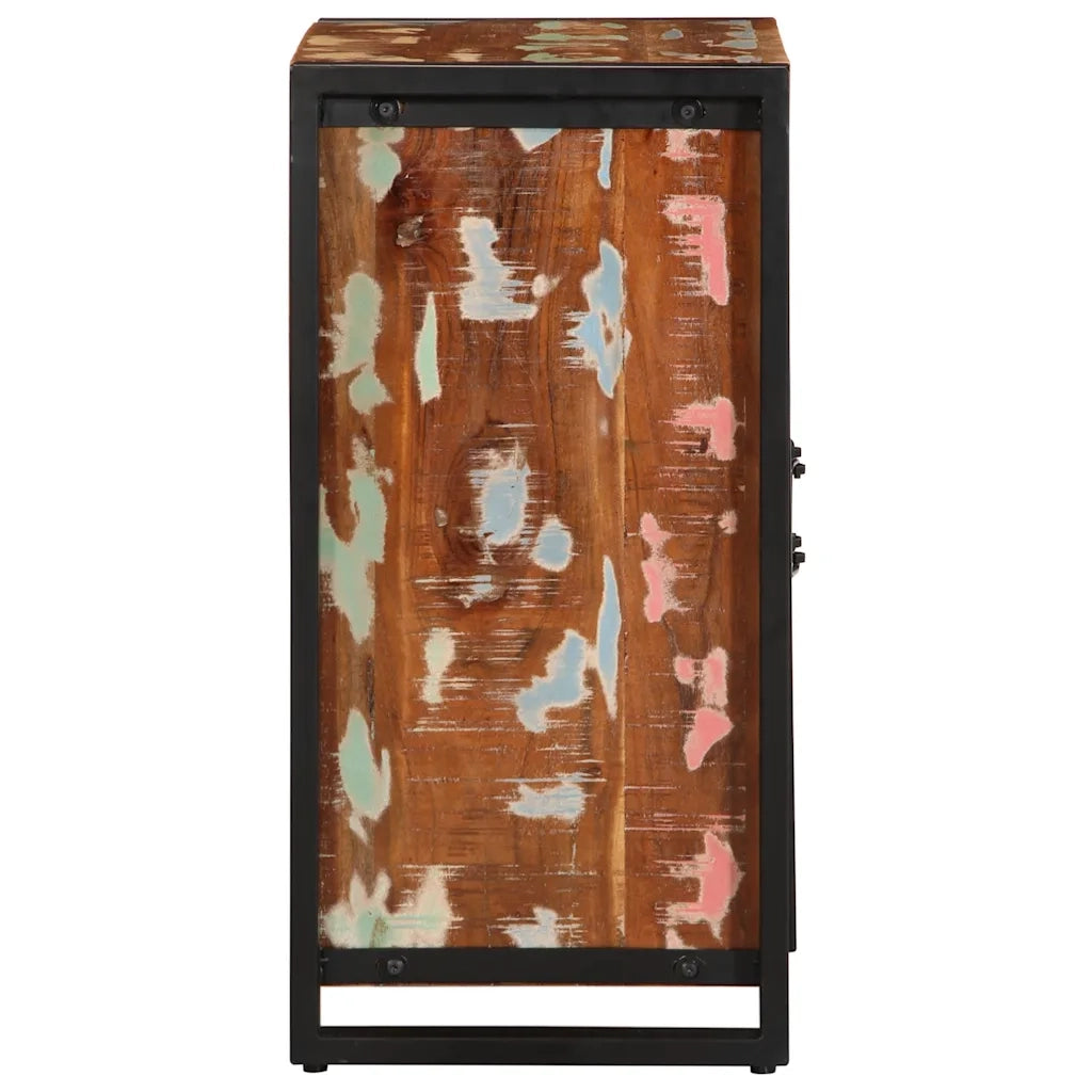 Credenza Multicolore 55x35x70 cm in Legno Massello Recupero 4013574