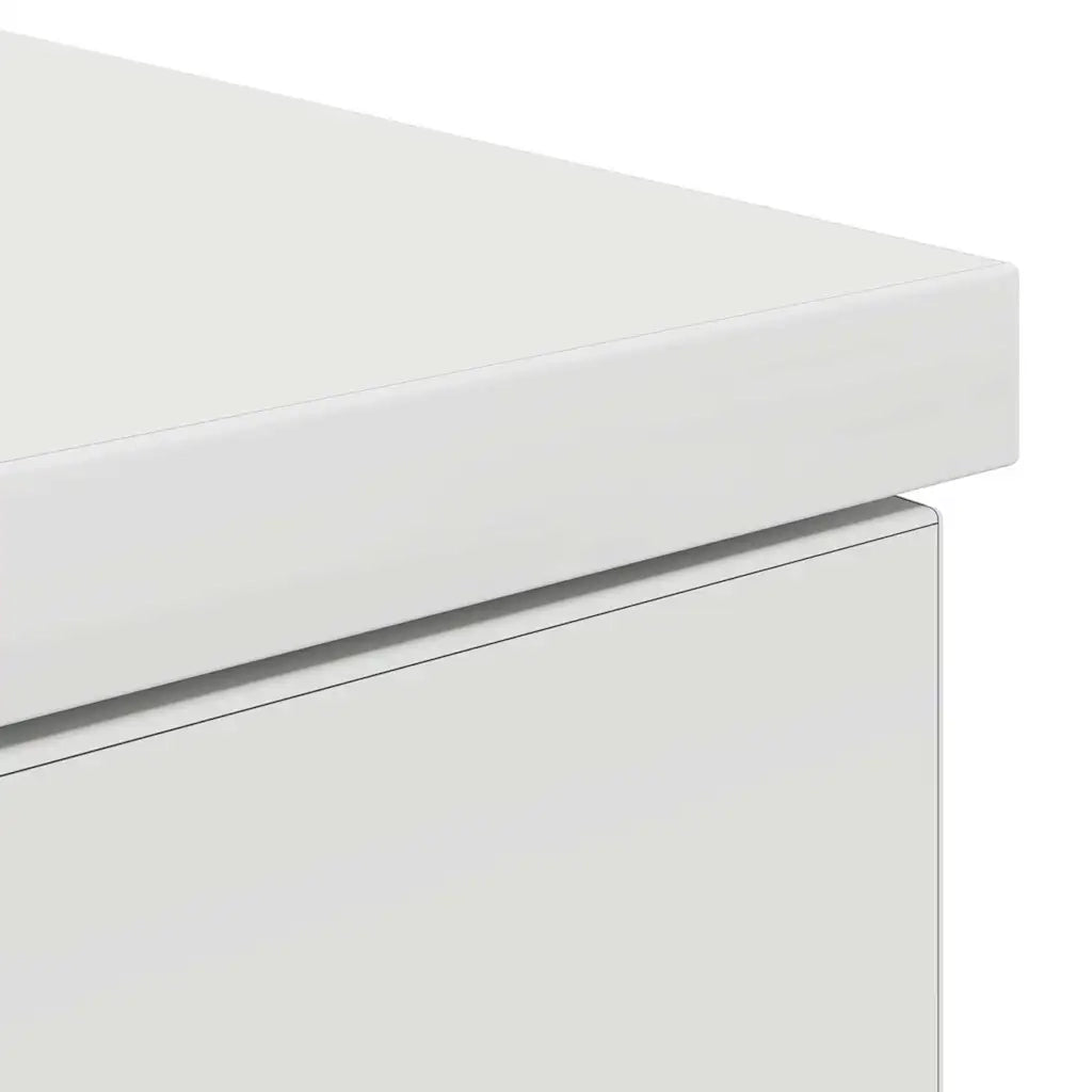 Scrivania con porta Bianco 140 x 49 x 76 cm Legno multistrato 3328507