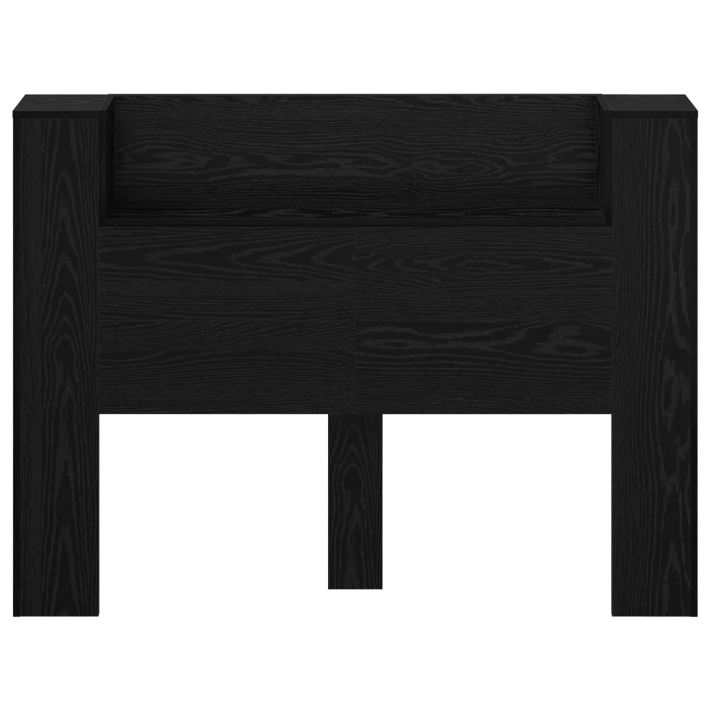 Testata con Mobile e LED Rovere Nero Legno ingegnerizzato 8006567