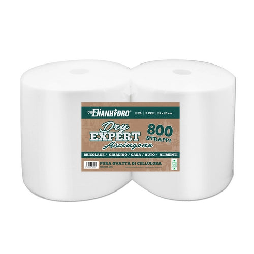 2 PZ BOBINA DI CARTA A STRAPPO DRY EXPERT- gr 1000x2- DH- pezzi 1