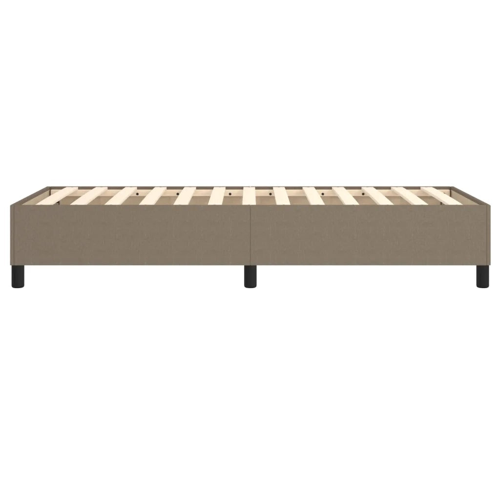 Struttura Letto a Rete a Molle Tortora 90x190 cm Tessuto 3120826