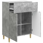 Credenza | Madia | Buffet da pranzo | Armadio da pranzo Grigio Cemento 66 x 34,5 x 90 cm Legno ingegnerizzato