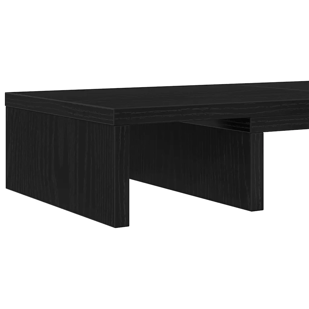 Supporto Monitor Regolabile Rovere Nero 60x24x10,5cm Truciolato CFW7497072