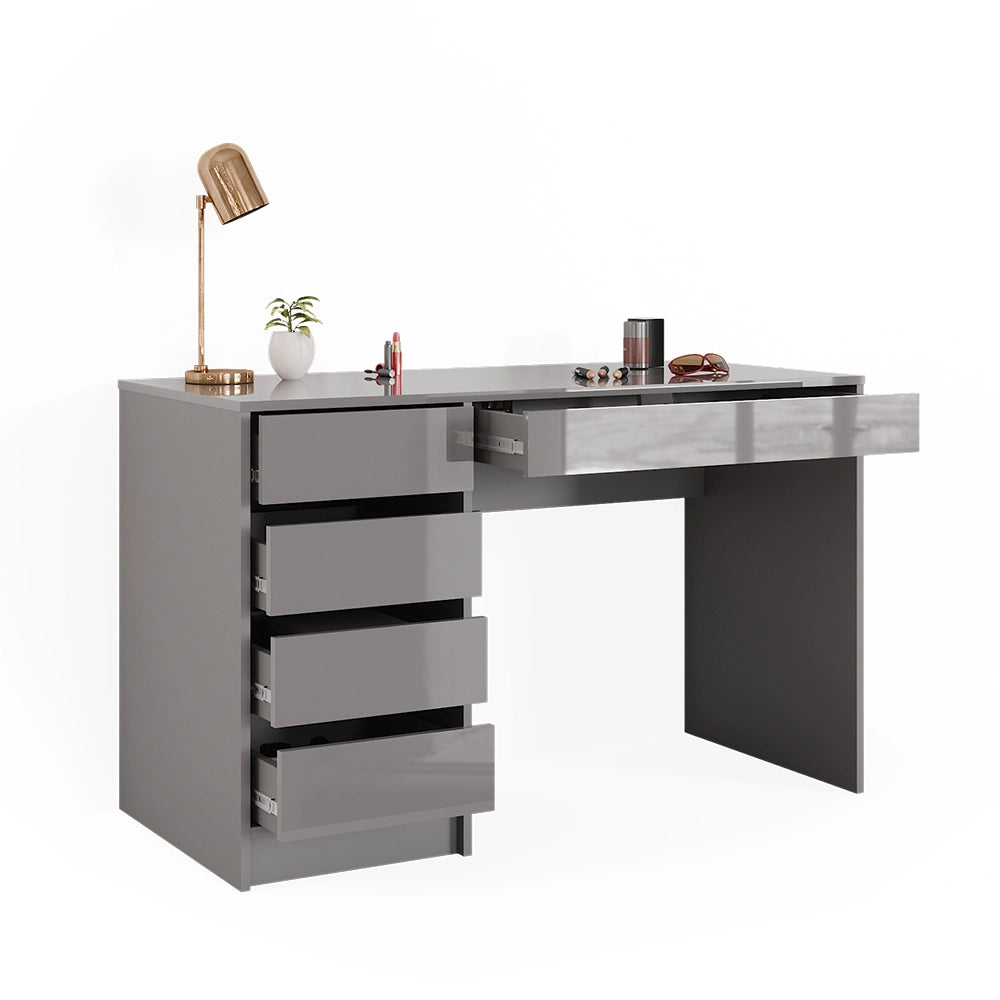 Vicco Tavolo da toeletta Grigio 120 cm Senza specchio