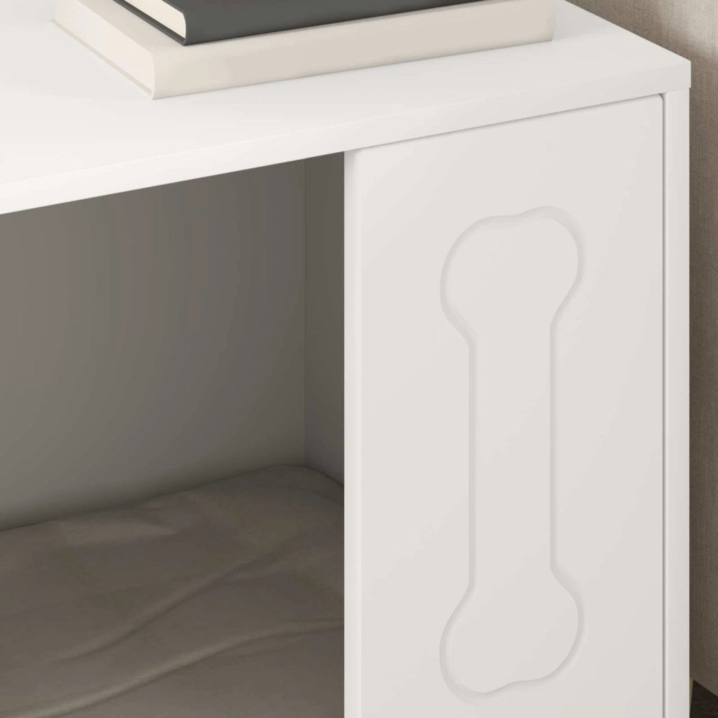 Cuccia per cani Bianco 44 x 42 x 49 cm Legno multistrato CFW8092030