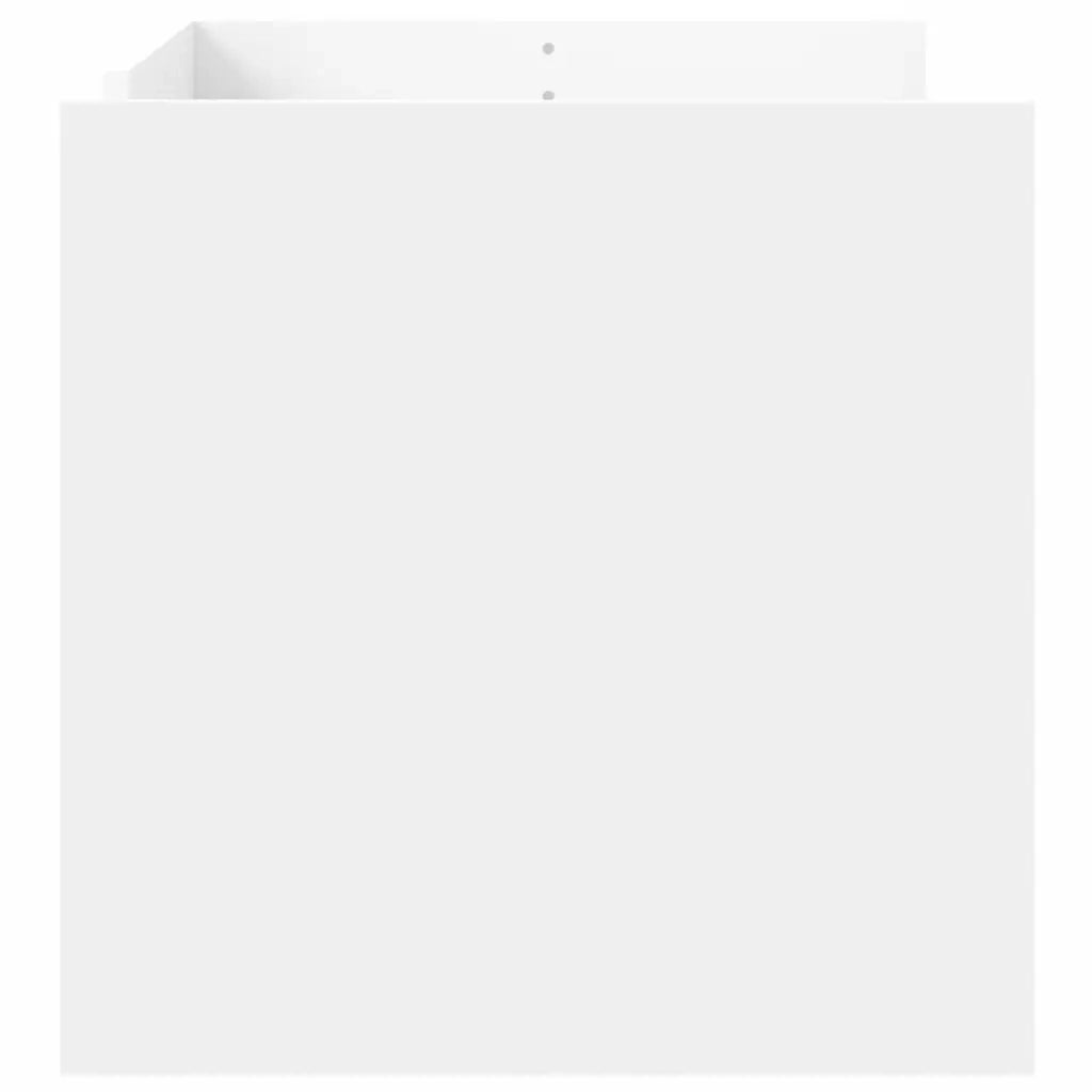 Tavolino da Salotto-Tavolino da soggiorno-Tavolo Bianco 100x50x50 cm in Legno Multistrato 616415