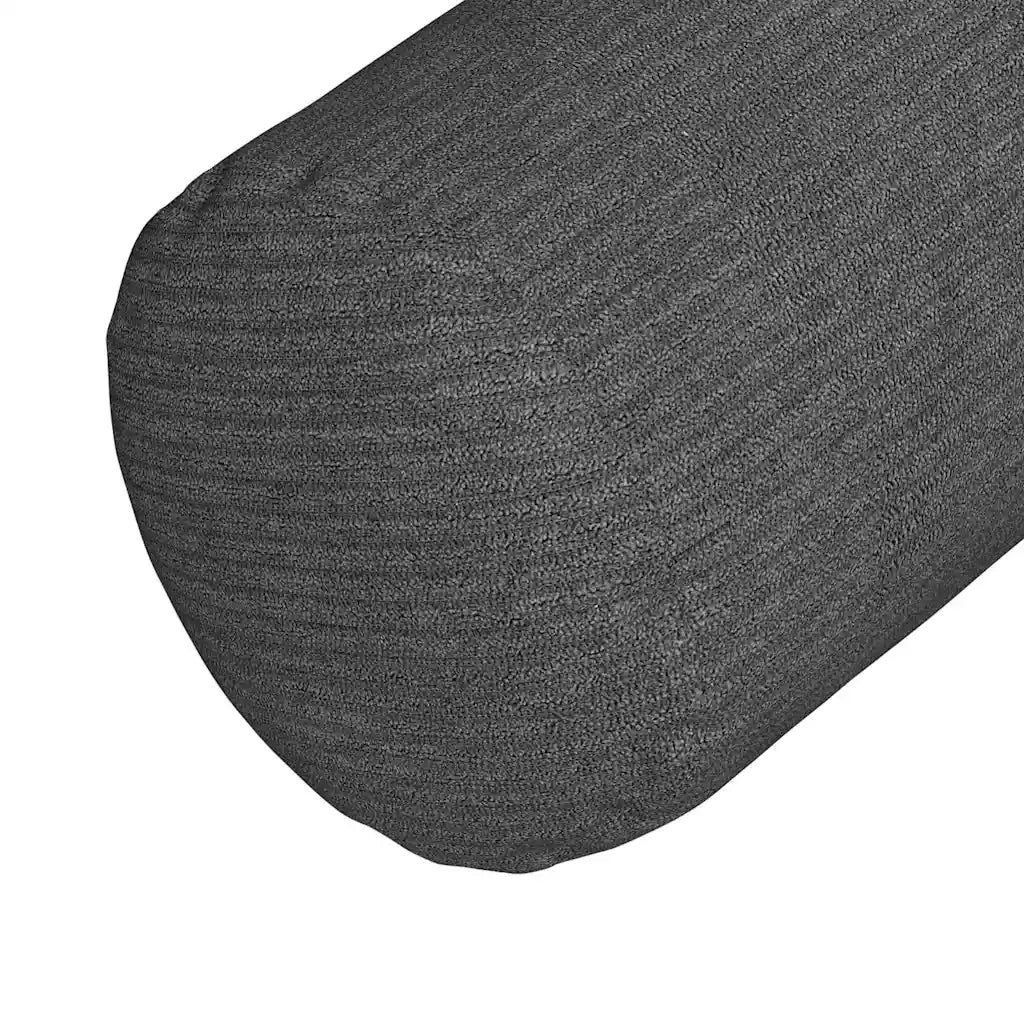 Cuscini a rullo 2 pcs Grigio scuro Ø 25 x 70 cm