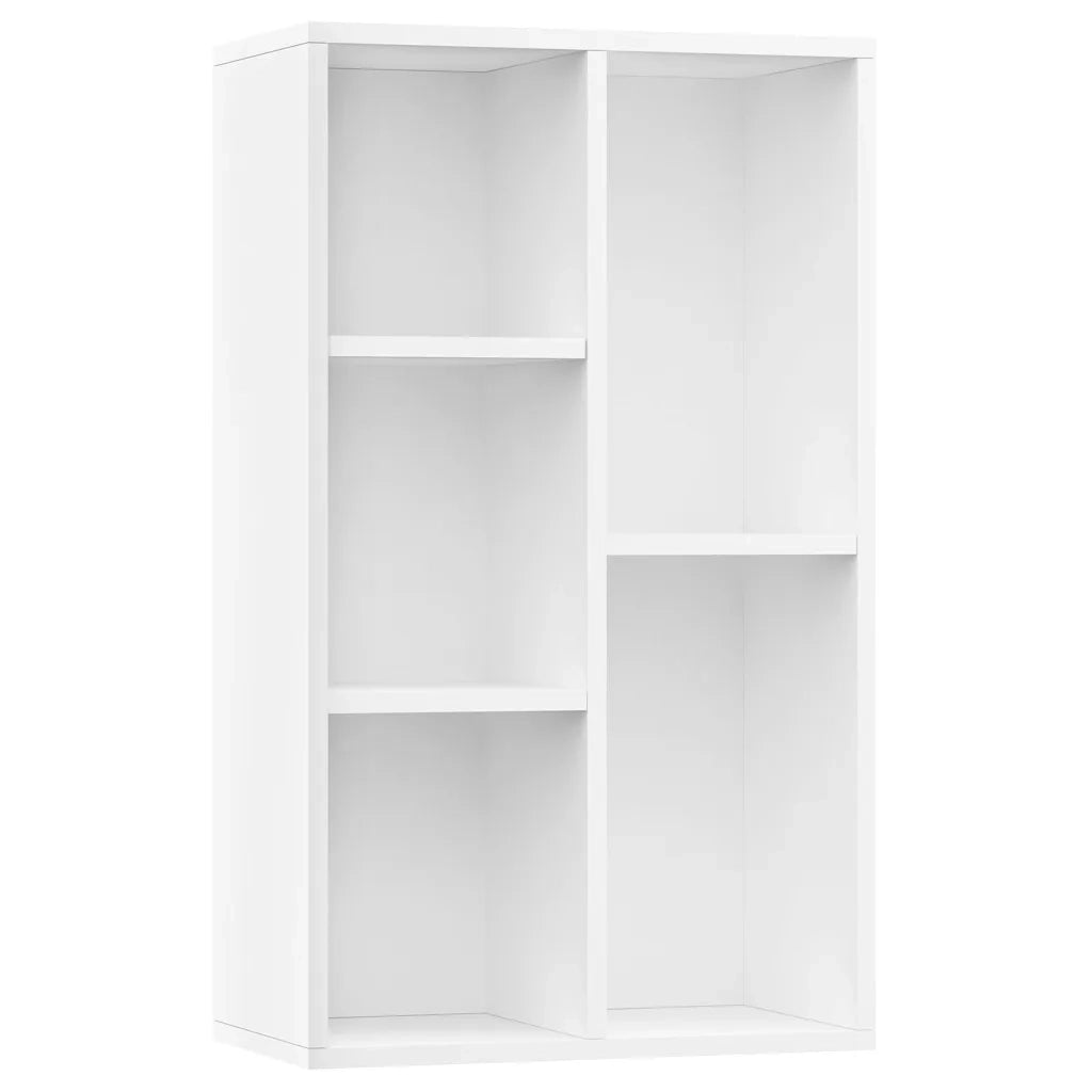 Libreria/Credenza Bianca 50x25x80 cm in Legno Multistrato 800162