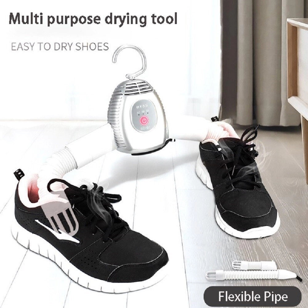 Trade Shop - Stendibiancheria Elettrico Portatile Asciugatrice Appendiabiti Rimovibile Casa -