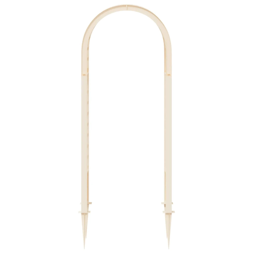 Arco di rose con punte Bianco 97 x 43 x 218 cm PP CFW1786249