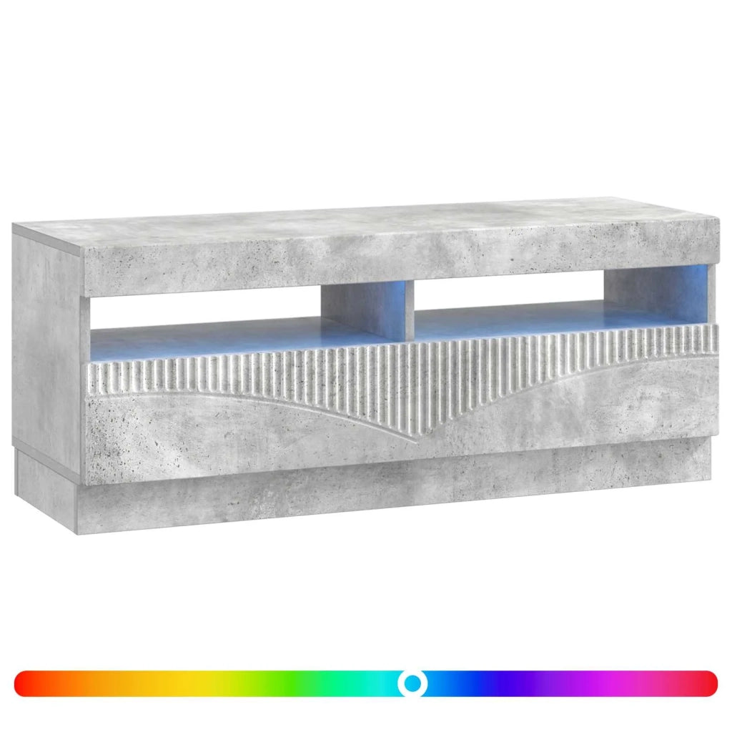 Mobile TV LED Grigio Cemento Legno ingegnerizzato 897428