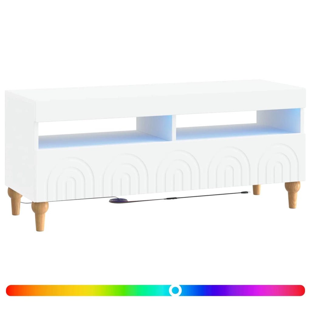 Mobile TV LED Bianco Legno ingegnerizzato 896325