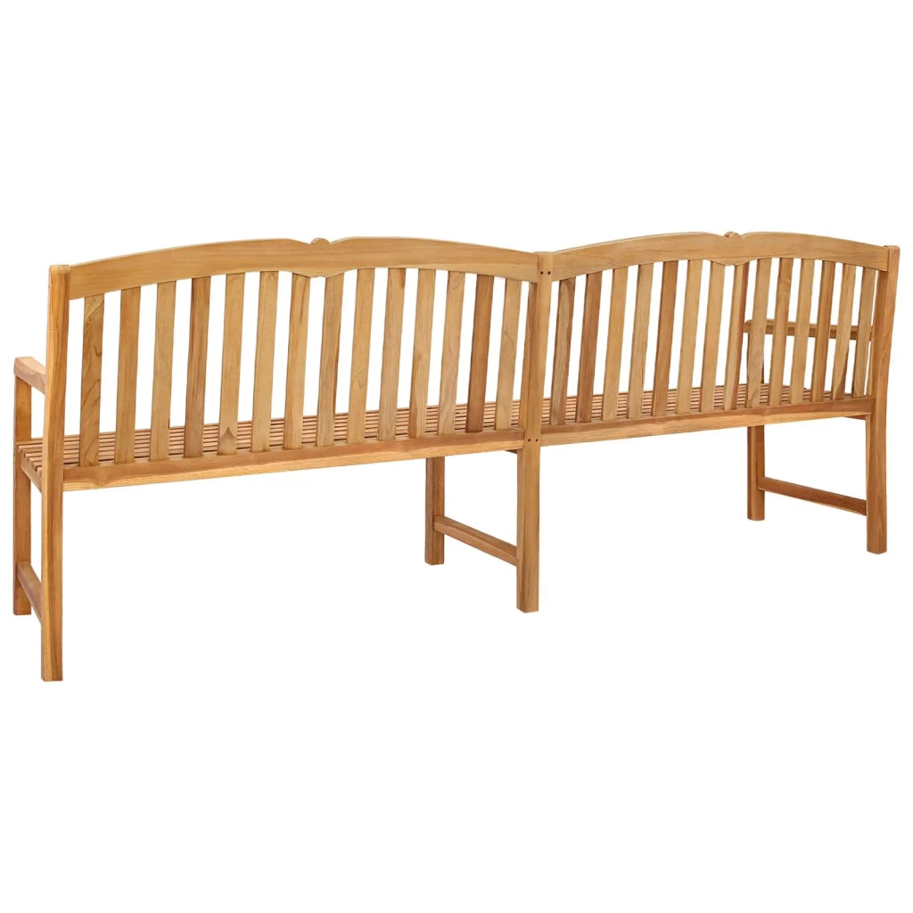 Panchina in legno intagliata a mano Naturale 228 x 61 x 94,5 cm