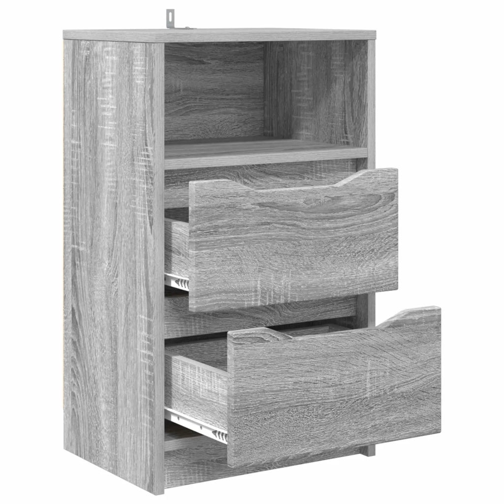 Comodini 2 pcs Grigio Sonoma 40 x 30 x 467 cm Legno multistrato 888920
