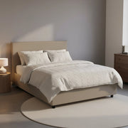 Alia, Letto Piazza e Mezza Contenitore Made in Italy, Grigio Tortora