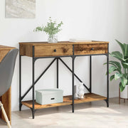 Tavolo consolle con cassetto Legno vecchio 100 x 39 x 78,5 cm