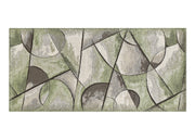 Tappeto Passatoia Cucina Corsia Retro Antiscivolo Disegno Universo By Suardi - 55x115 - Verde