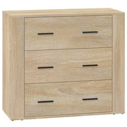 Credenza | Madia | Buffet da pranzo | Armadio da pranzo Rovere Sonoma 80x33x70 cm in Legno Multistrato