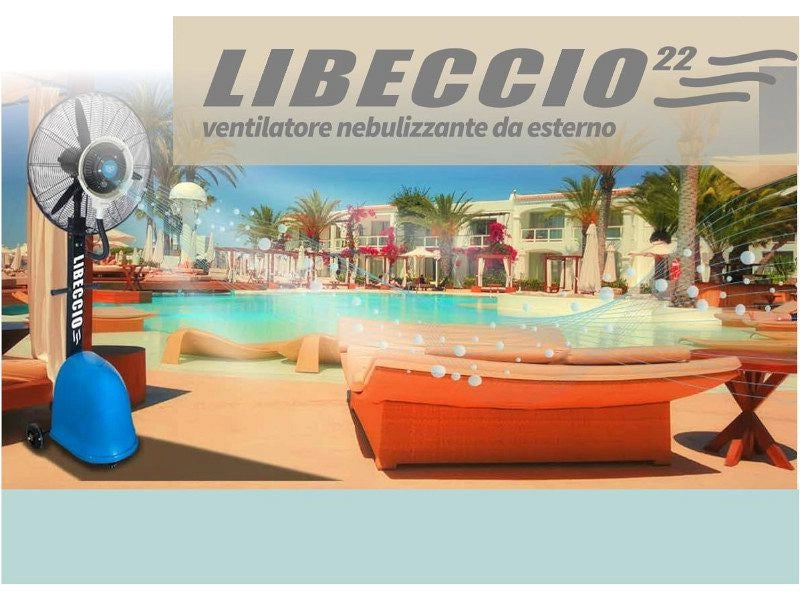 Ventilatore nebulizzante CFG Libeccio 22 Mist Fan 55cm 190W 3 velocità