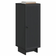 Credenza | Madia | Buffet da pranzo | Armadio da pranzo Nero 33 x 34,5 x 90 cm Legno ingegnerizzato