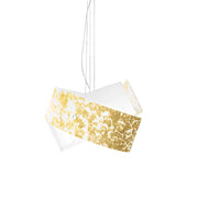 Camilla - Lampada a sospensione oro 2XE27 max 2X70W IP20 - Lampada da soffitto con design moderno in alluminio - Attacco E27