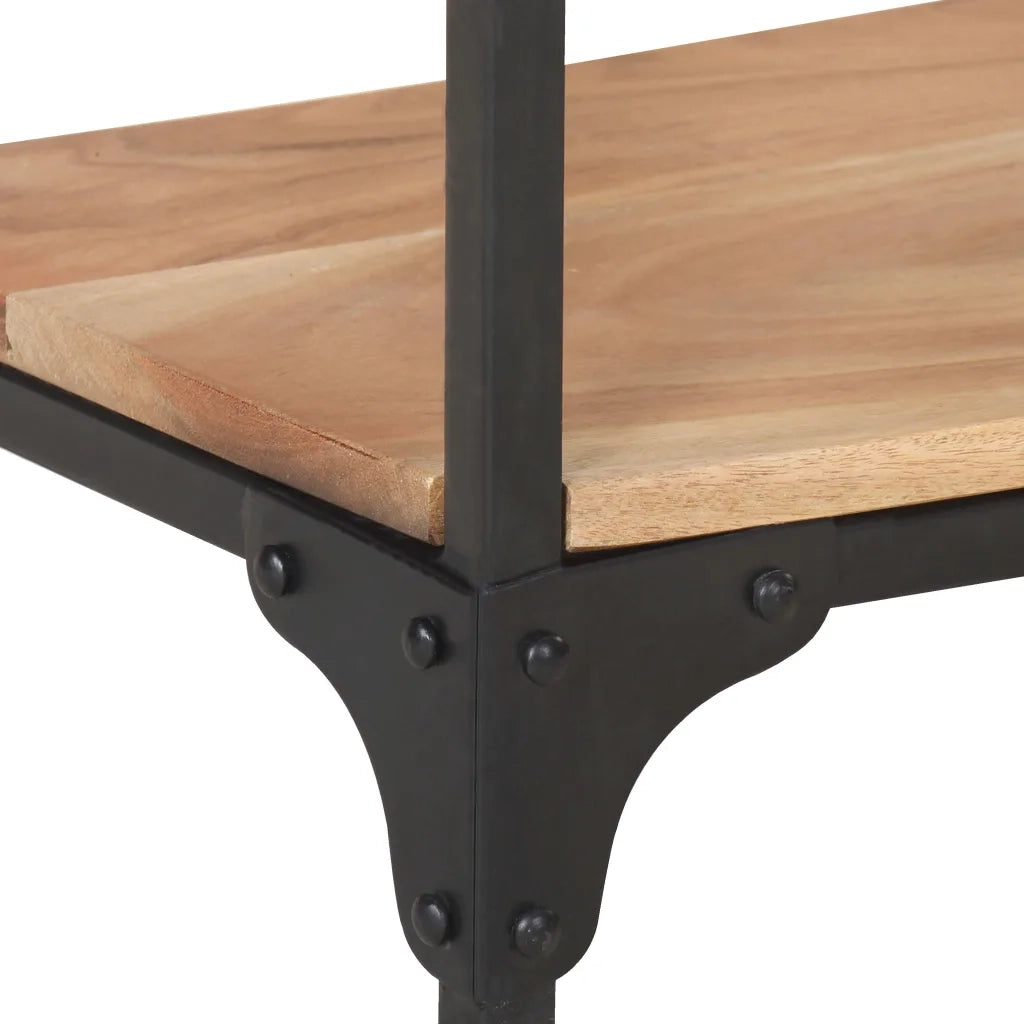 Tavolino da Salotto 90x30x40 cm in Legno Massello di Acacia 320260