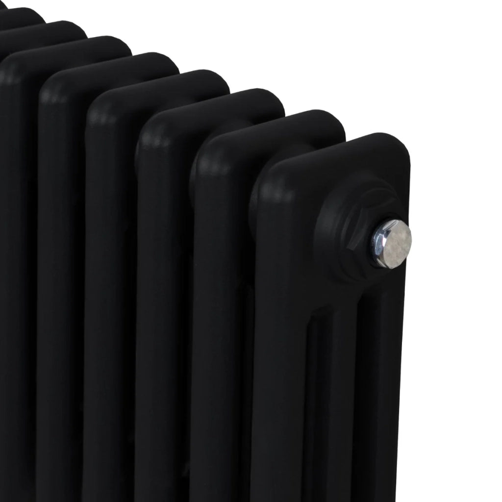 Termosifone Radiatore a 3 colonne per riscaldamento centralizzato Nero 60 x 119cm