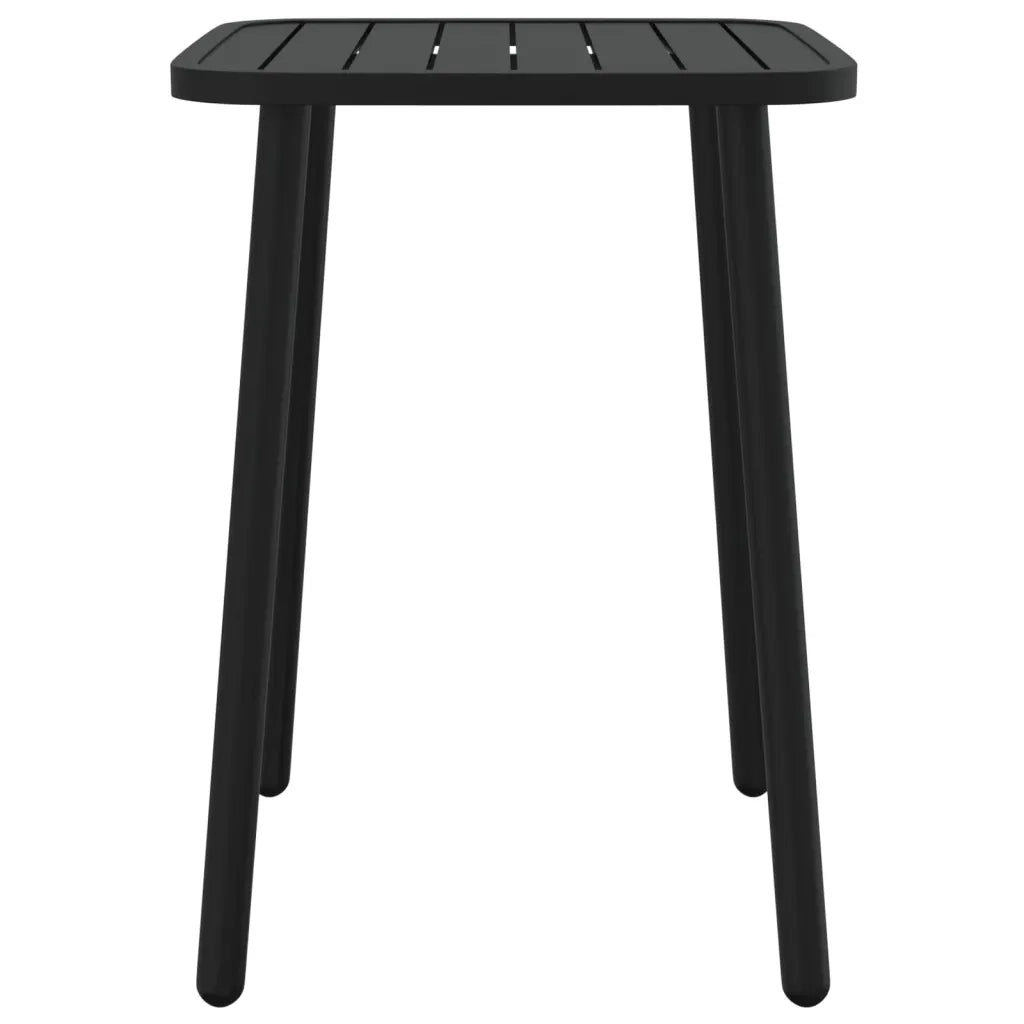 Set da Pranzo da Giardino 5 pz | Set Salotto da Giardino in Acciaio Antracite