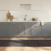Tappeto Rettangolare Marrone Scuro 80x300 cm in BambÃ¹